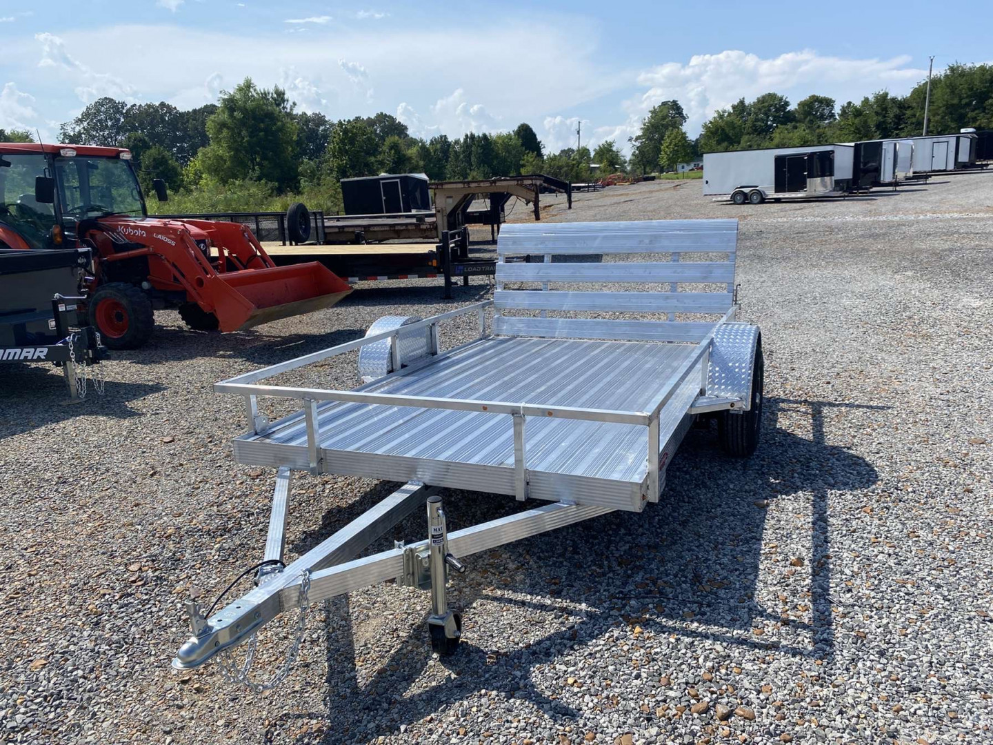 New 2025 Cherokee 76"X10' Aluminum Utility Trailer