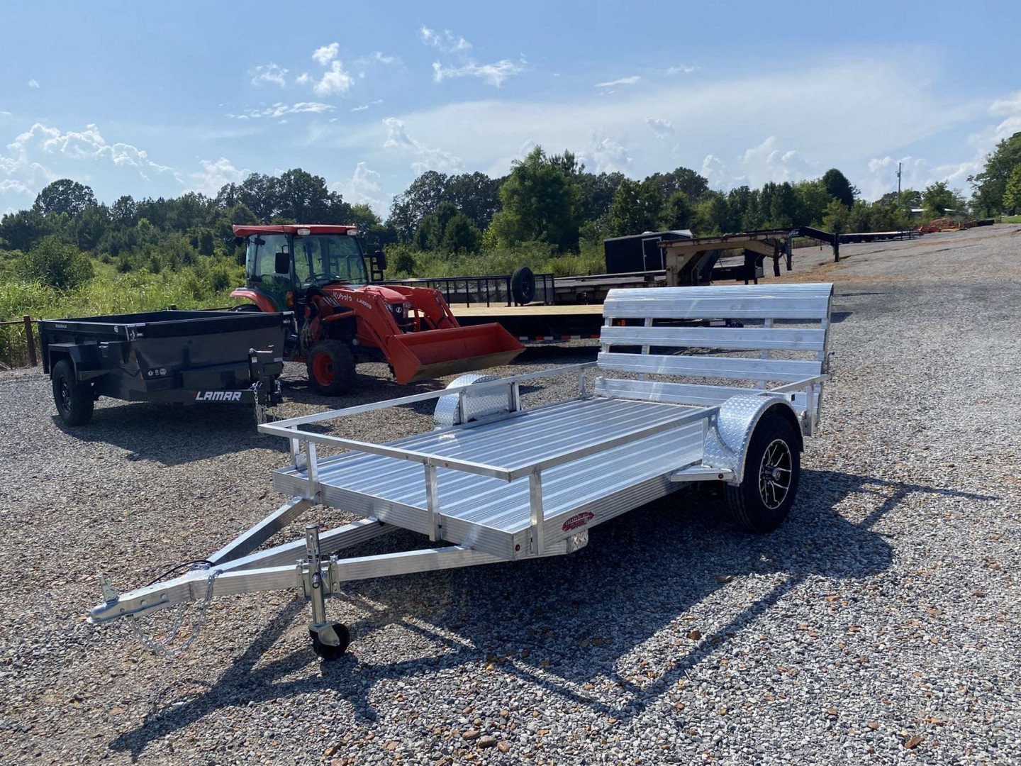 New 2025 Cherokee 76"X10' Aluminum Utility Trailer