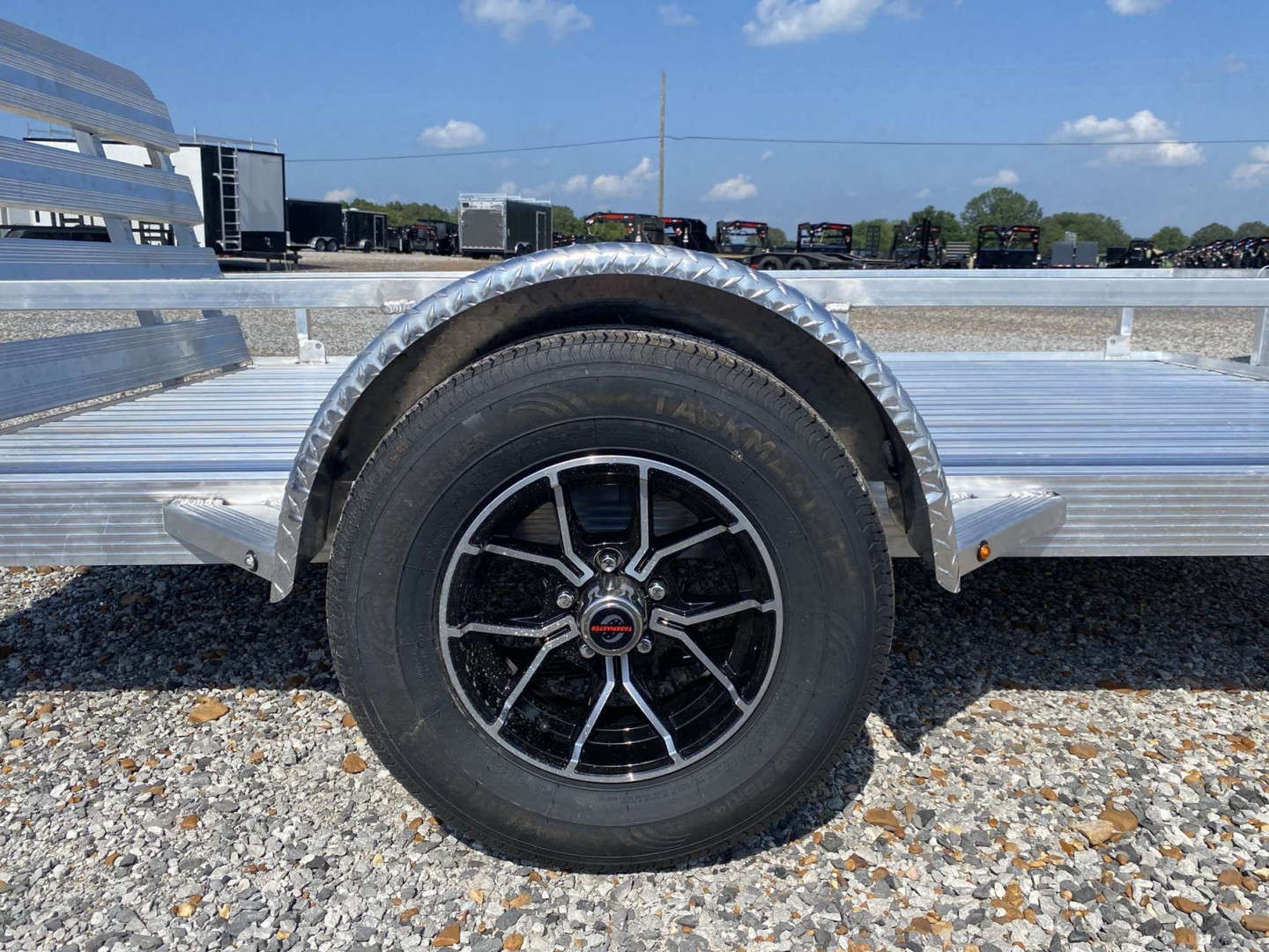 New 2025 Cherokee 76"X10' Aluminum Utility Trailer