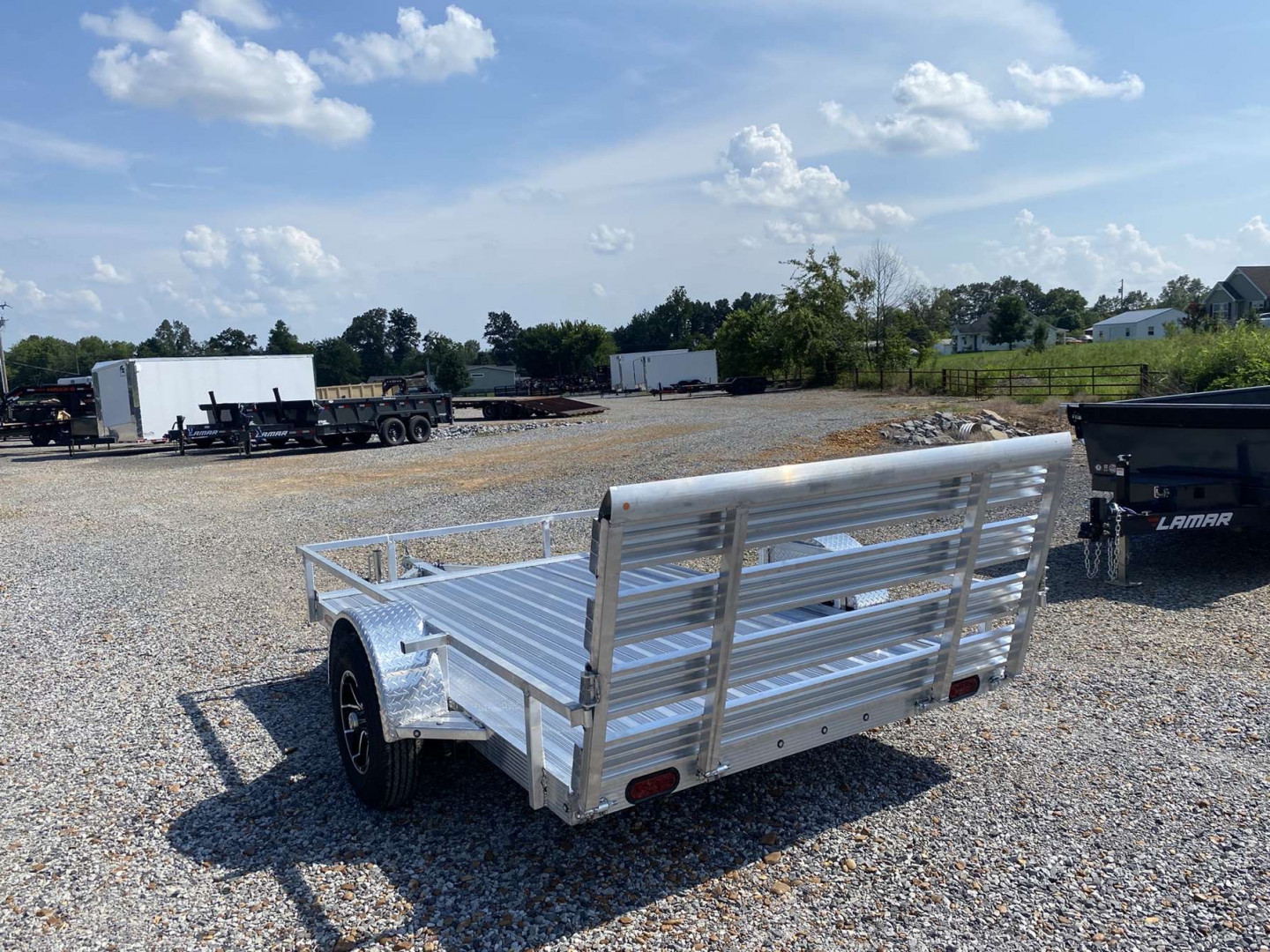 New 2025 Cherokee 76"X10' Aluminum Utility Trailer