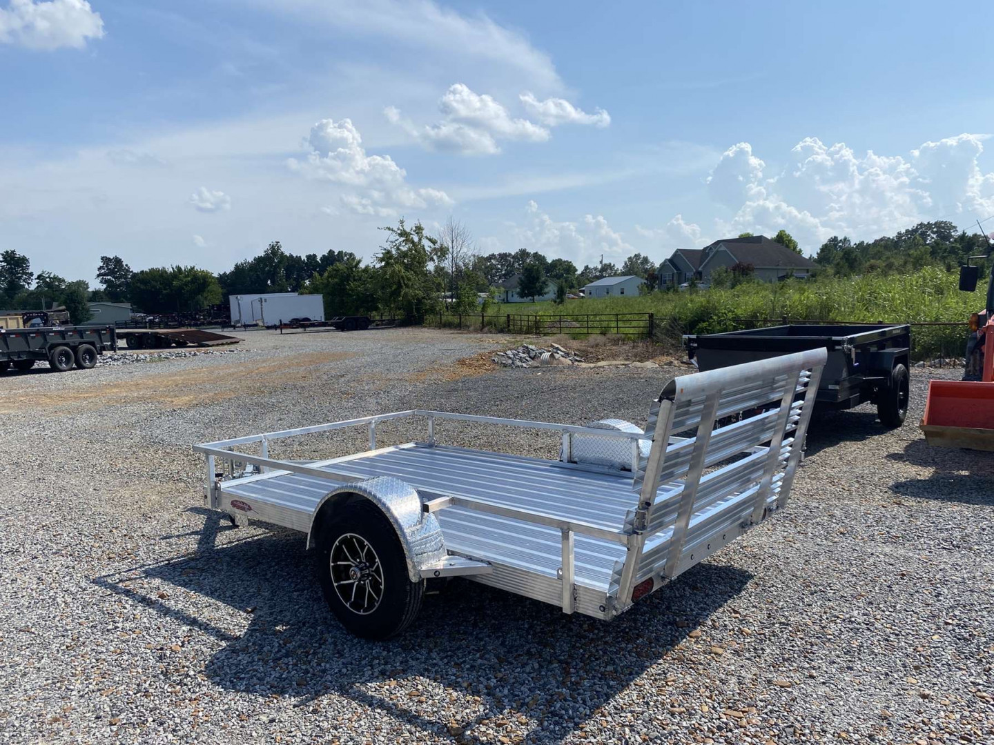 New 2025 Cherokee 76"X10' Aluminum Utility Trailer