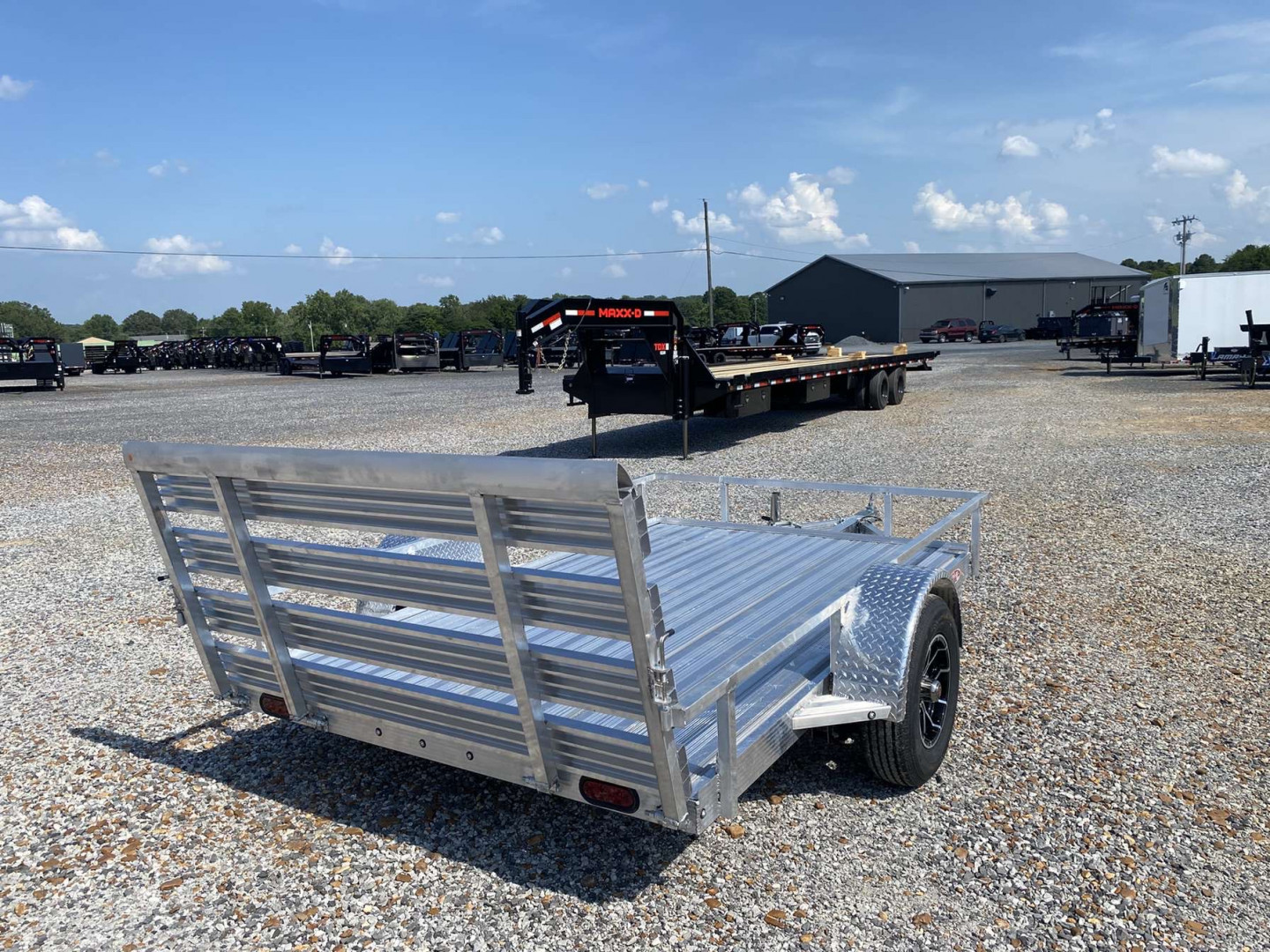 New 2025 Cherokee 76"X10' Aluminum Utility Trailer