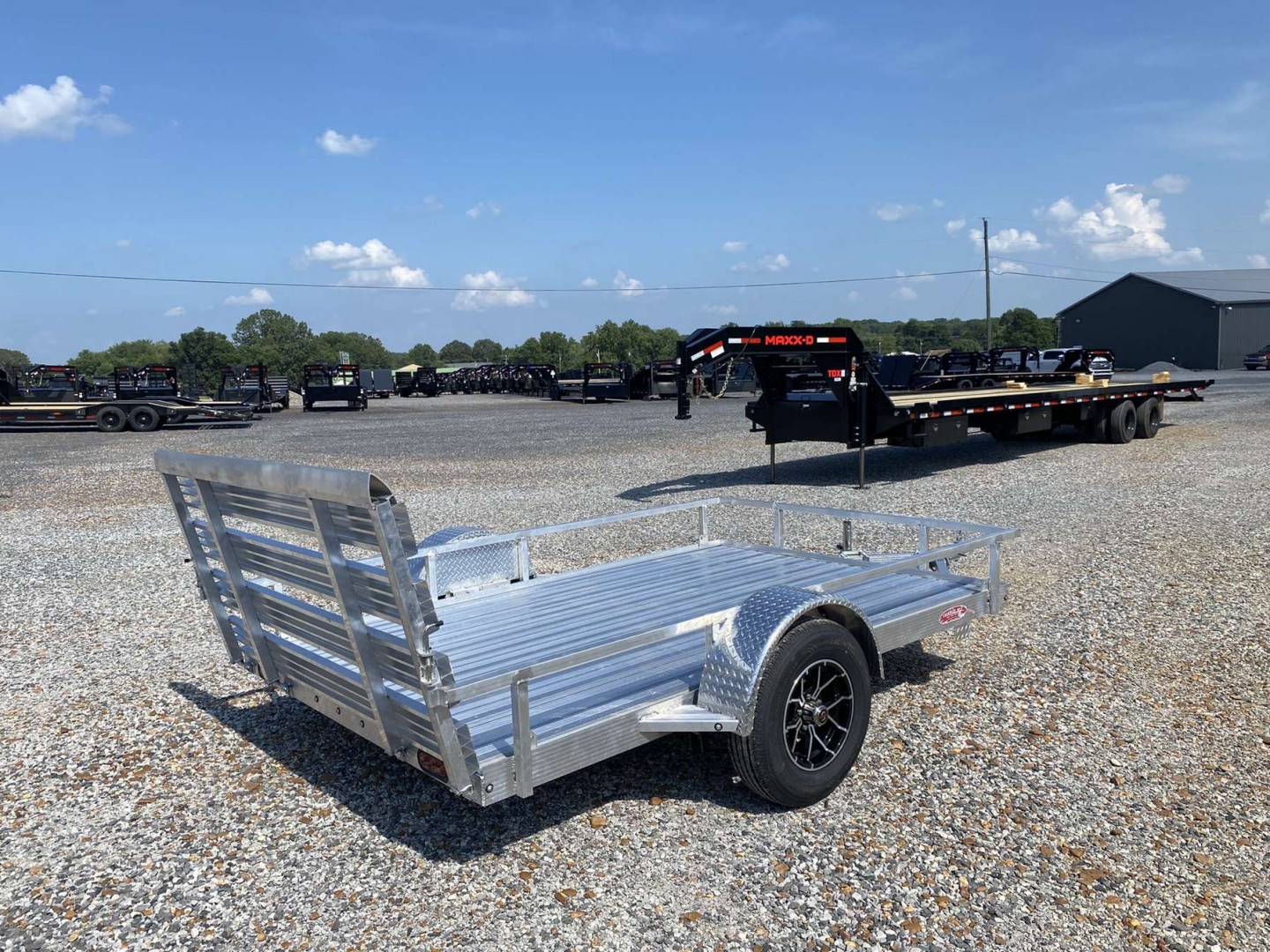 New 2025 Cherokee 76"X10' Aluminum Utility Trailer