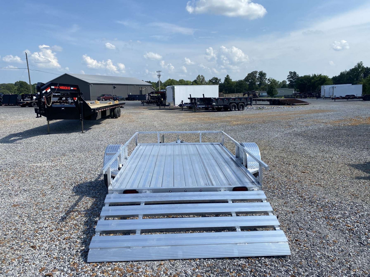 New 2025 Cherokee 76"X10' Aluminum Utility Trailer