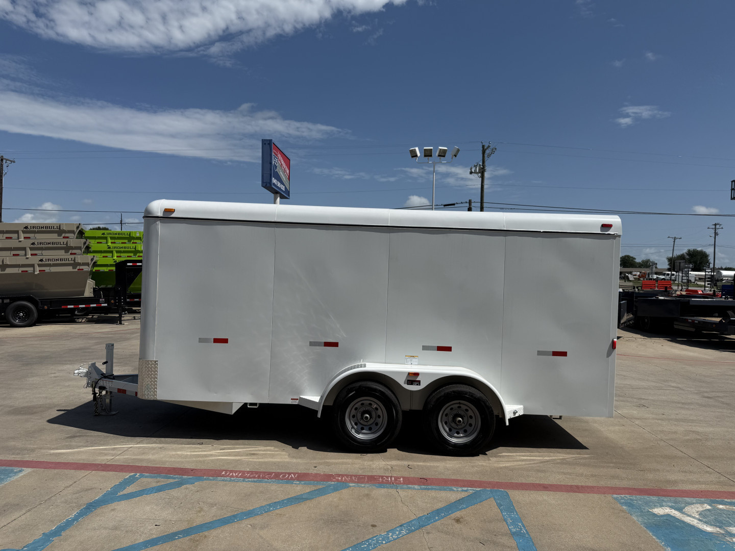 New 2025 Diamond T All Steel 7x16-104 Cargo / Enclosed Trailer