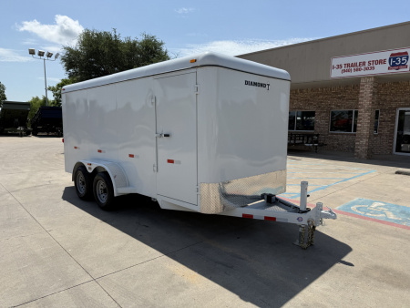 New 2025 Diamond T All Steel 7x16-104 Cargo / Enclosed Trailer