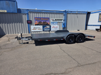 New 2026 Lamar Trailers cc 7x18 steel deck-4ft dovetail- 10k GVWR Car Hauler