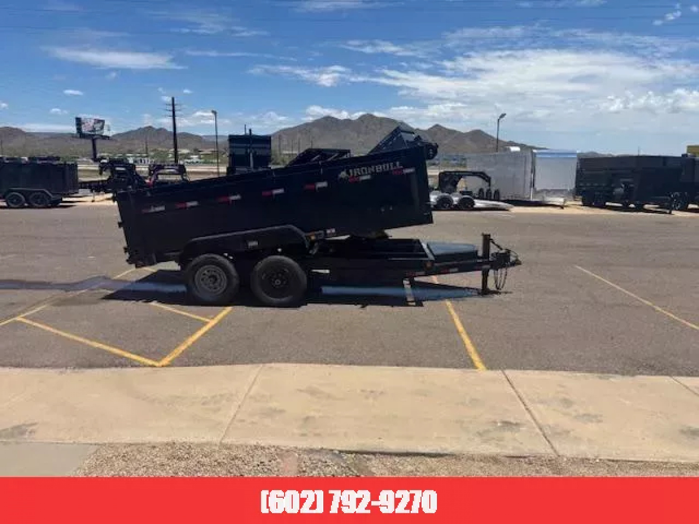 Used 2023 Iron Bull 14x83 IronBull, Tandem Axle, 15K GVWR, 36" Sides Other Trailer