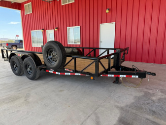 New 2025 GR Trailers 83X16 TANDEM AXLE 14K HD UT W/5' SLIDE IN Utility Trailer