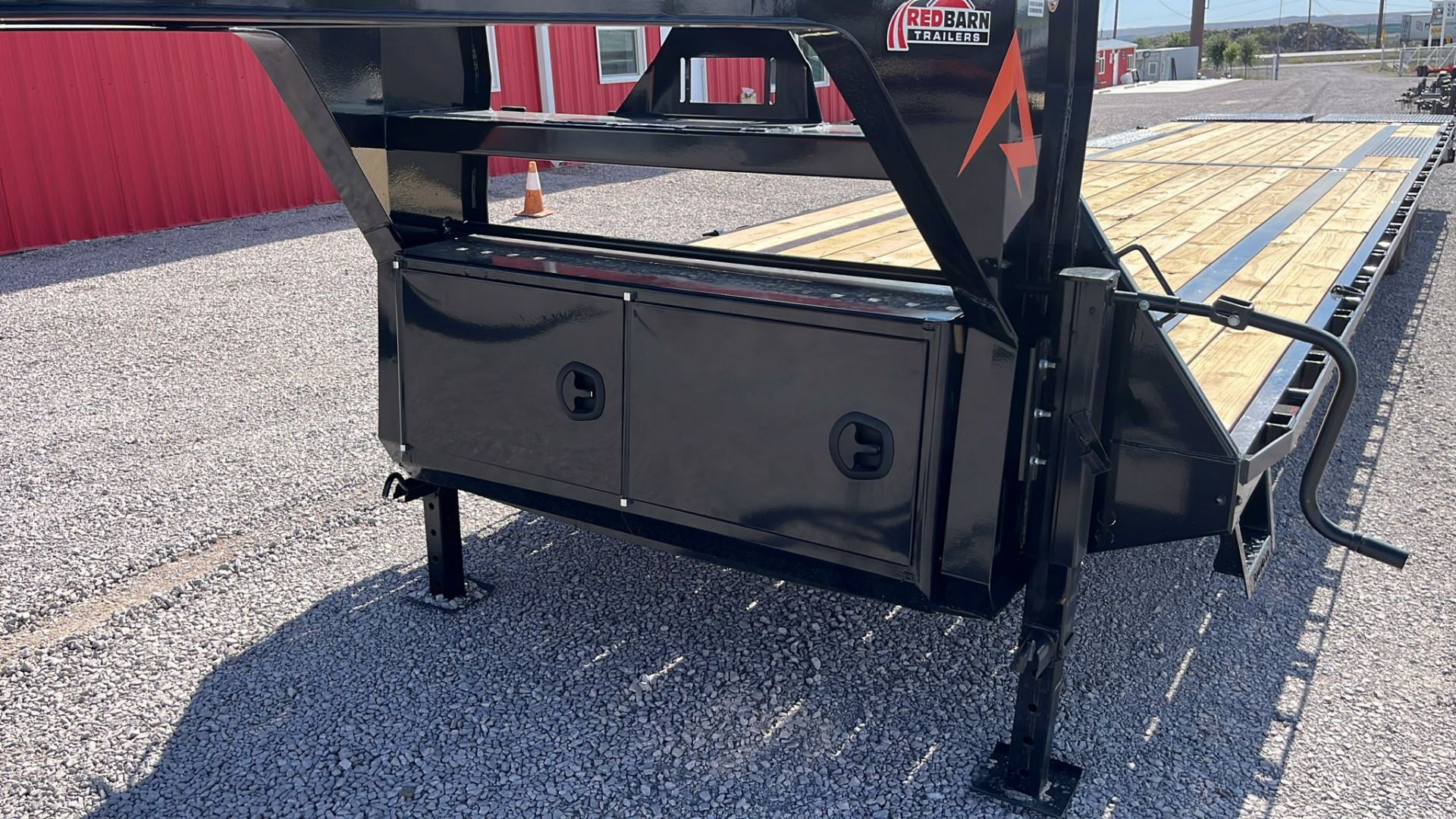 New 2026 RawMaxx 40'X102" FDX FLAT DECK GOOSENECK Flatbed Trailer