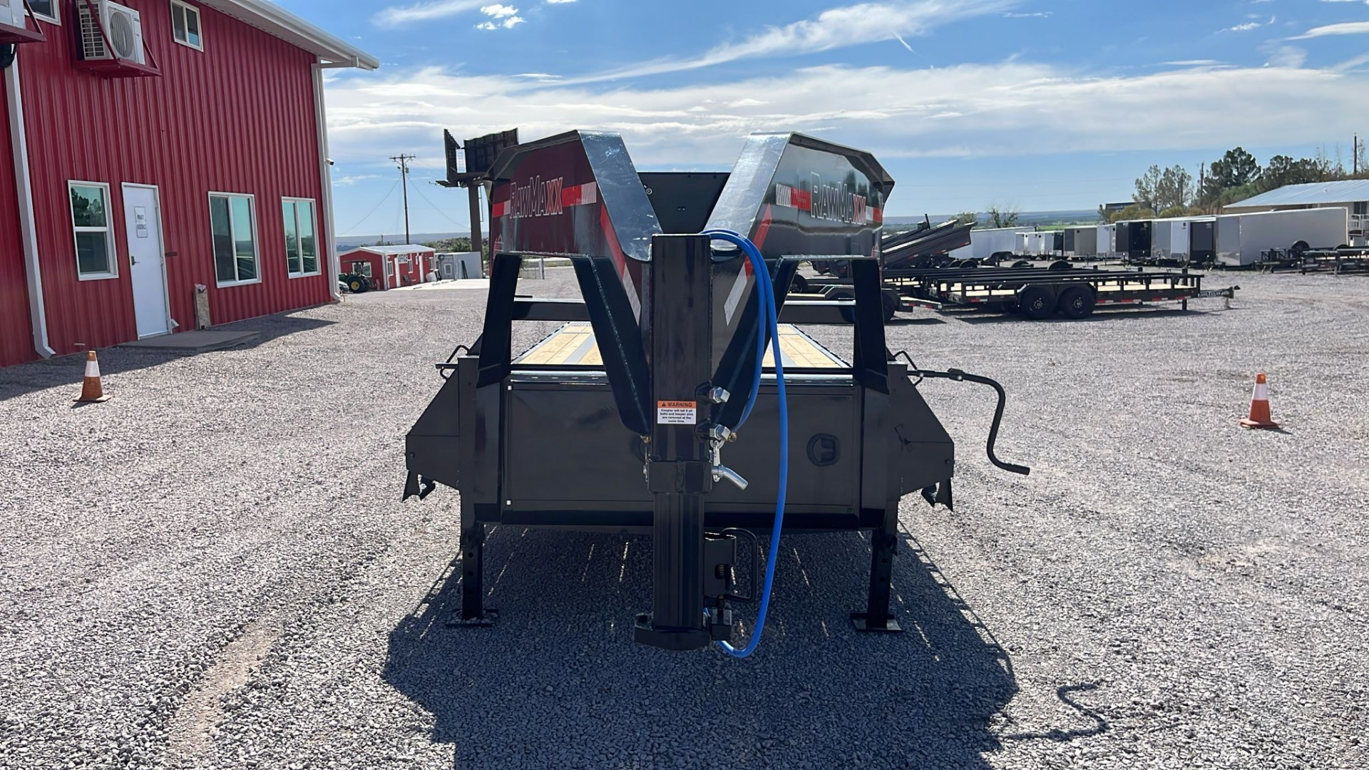 New 2026 RawMaxx 40'X102" FDX FLAT DECK GOOSENECK Flatbed Trailer