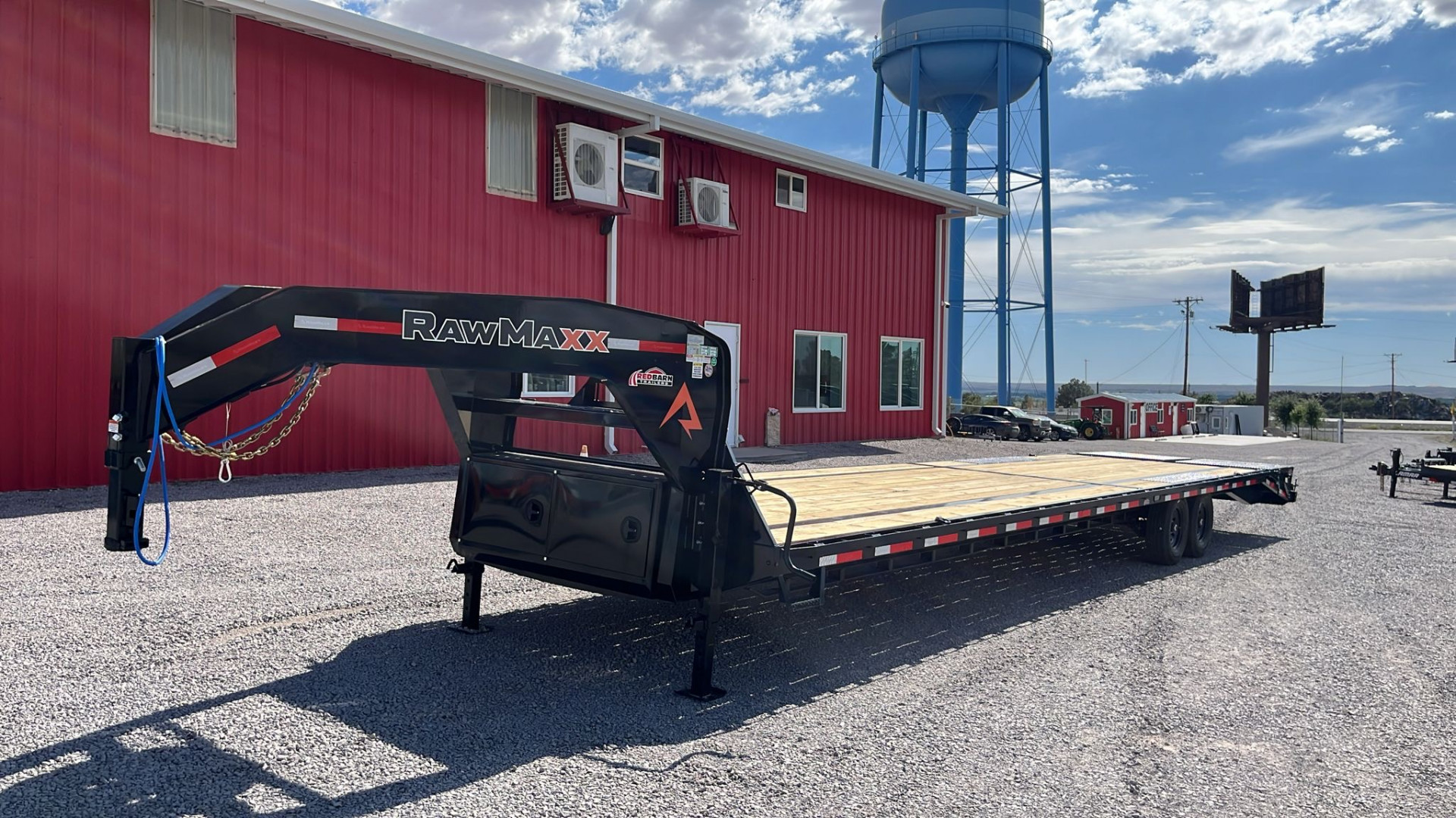 New 2026 RawMaxx 40'X102" FDX FLAT DECK GOOSENECK Flatbed Trailer