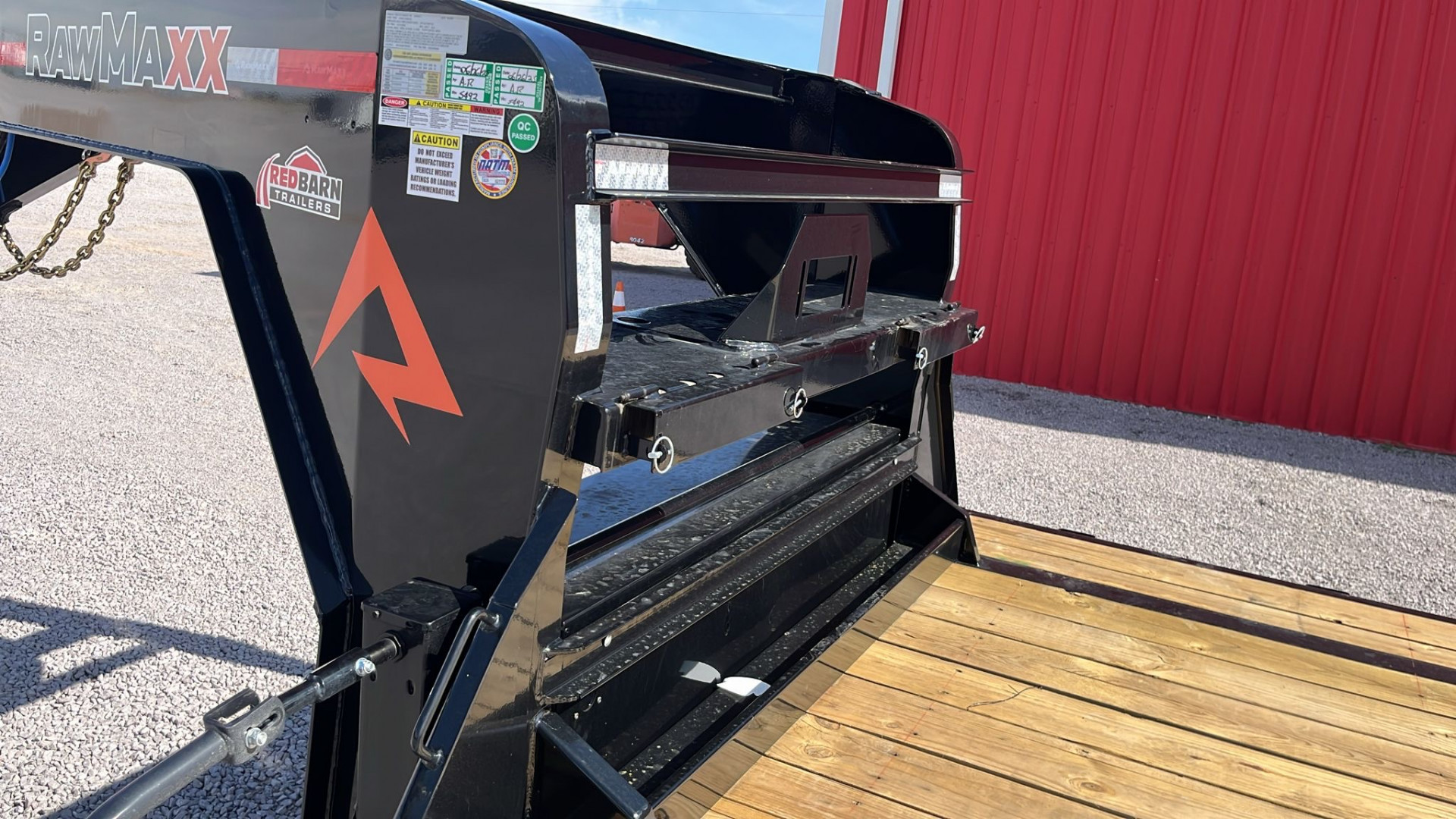New 2026 RawMaxx 40'X102" FDX FLAT DECK GOOSENECK Flatbed Trailer