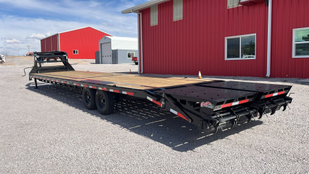New 2026 RawMaxx 40'X102" FDX FLAT DECK GOOSENECK Flatbed Trailer