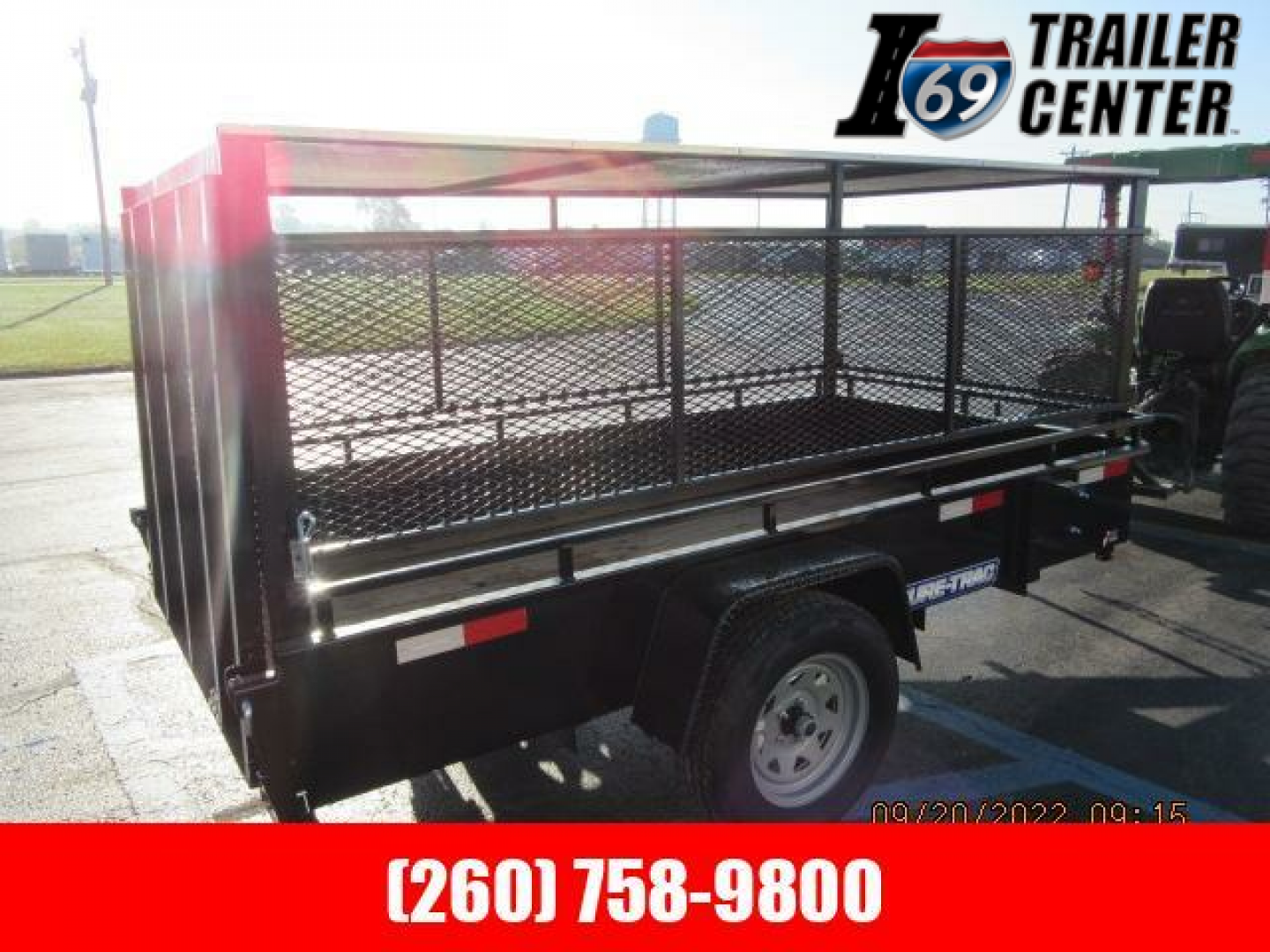 New 2022 Sure-Trac 5 x 10 Steel High Side Trailer  3K Idler