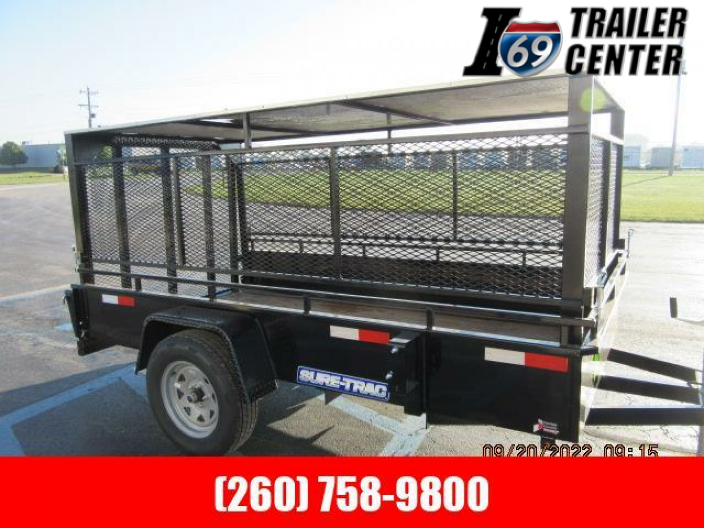 New 2022 Sure-Trac 5 x 10 Steel High Side Trailer  3K Idler