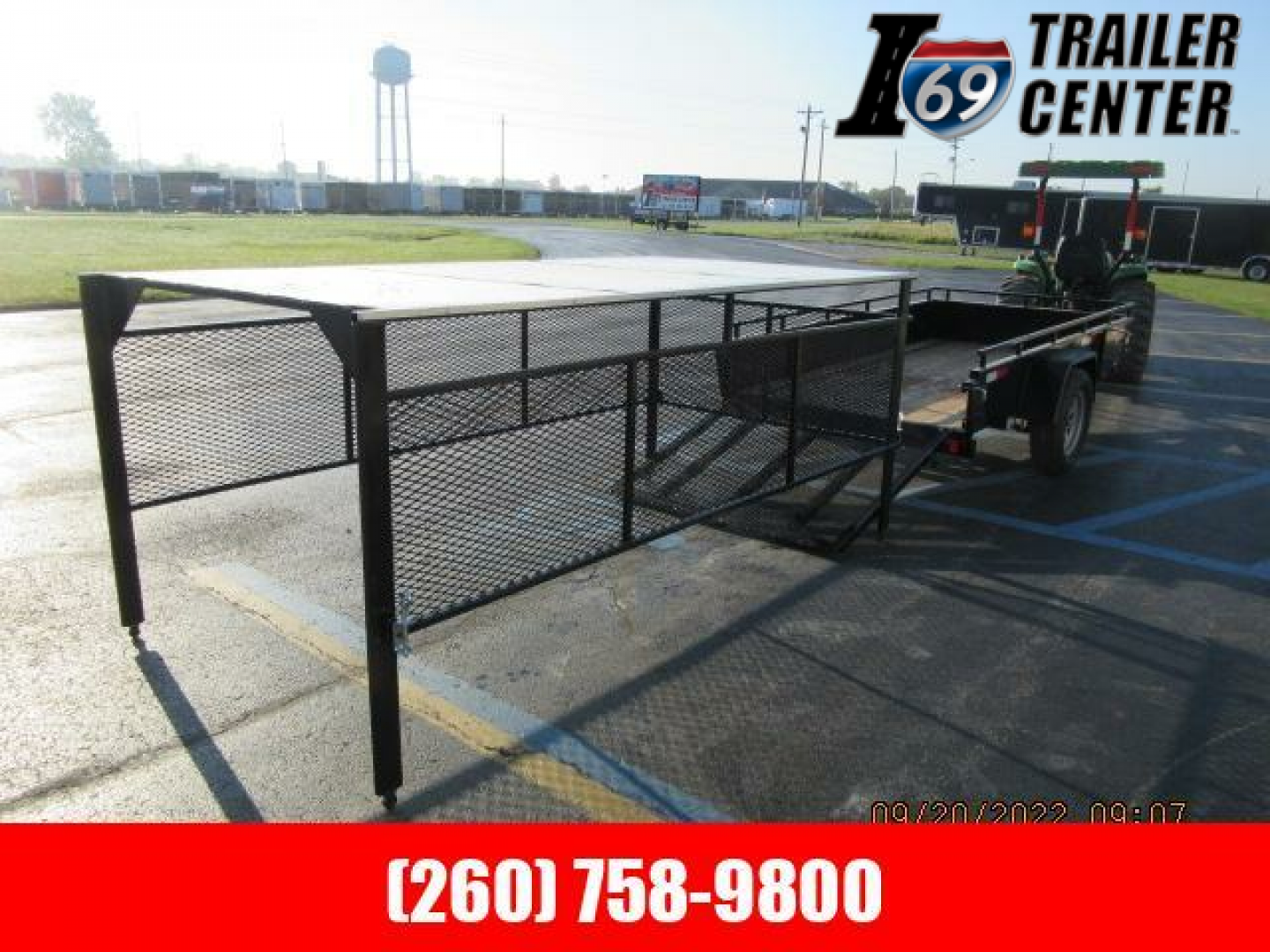 New 2022 Sure-Trac 5 x 10 Steel High Side Trailer  3K Idler