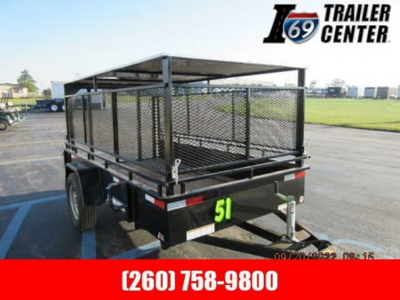 New 2022 Sure-Trac 5 x 10 Steel High Side Trailer  3K Idler