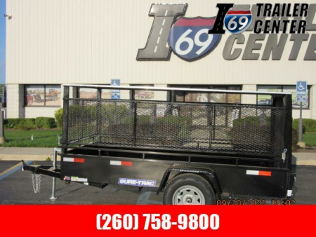 New 2022 Sure-Trac 5 x 10 Steel High Side Trailer  3K Idler