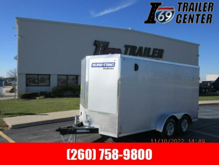 New 2022 Sure-Trac 7X12 Enclosed Cargo Trailer 6' Tall