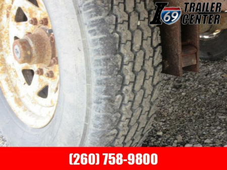 Used 2003 20+4 14K gvwr deckover pintle Equipment Trailer