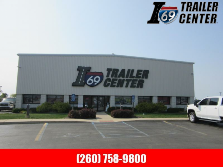 Used 2003 20+4 14K gvwr deckover pintle Equipment Trailer