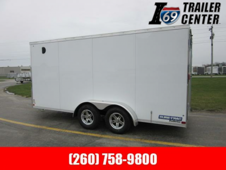 New 2022 Sure-Trac 7 x 16 REAR DOUBLE DOORS Pro Series Enclosed Wedge Cargo Trailer  TA 7K