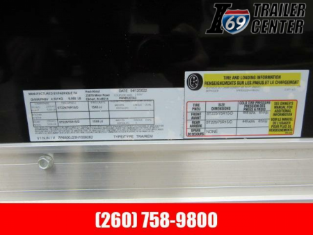New 2022 Haul-About Panther 8.5'x20' Enclosed Cargo Trailer