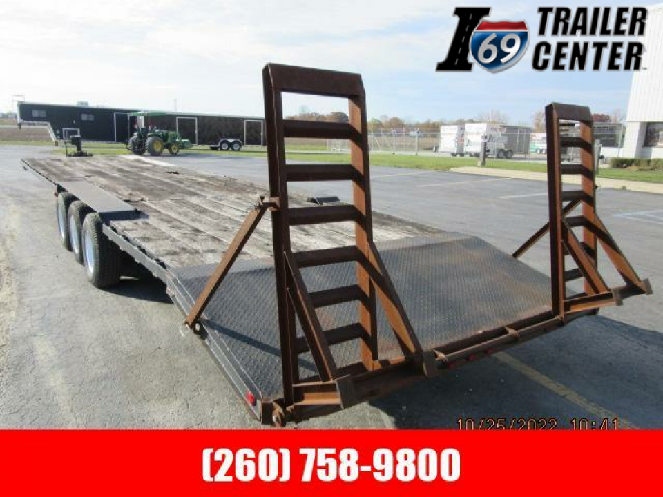 Used 2000 TRI-AXLE BUMPER PULL  Equipment Trailer
