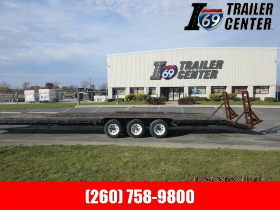 Used 2000 TRI-AXLE BUMPER PULL  Equipment Trailer