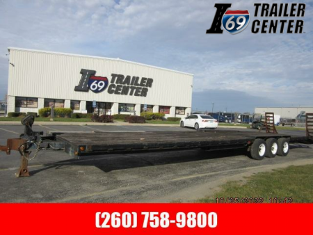 Used 2000 TRI-AXLE BUMPER PULL  Equipment Trailer