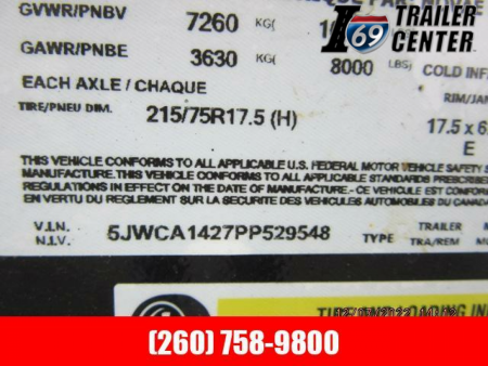 New 2023 Cam Superline P16714LP-HLO Dump Trailer