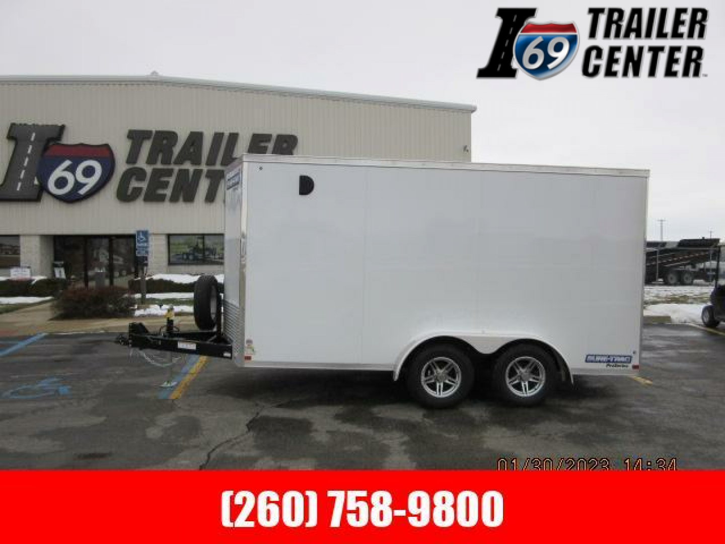 New 2023 Sure-Trac 7 x 14 Pro Series Enclosed Wedge Cargo Trailer  TA 7K