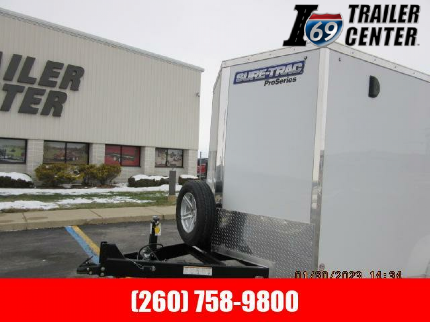 New 2023 Sure-Trac 7 x 14 Pro Series Enclosed Wedge Cargo Trailer  TA 7K