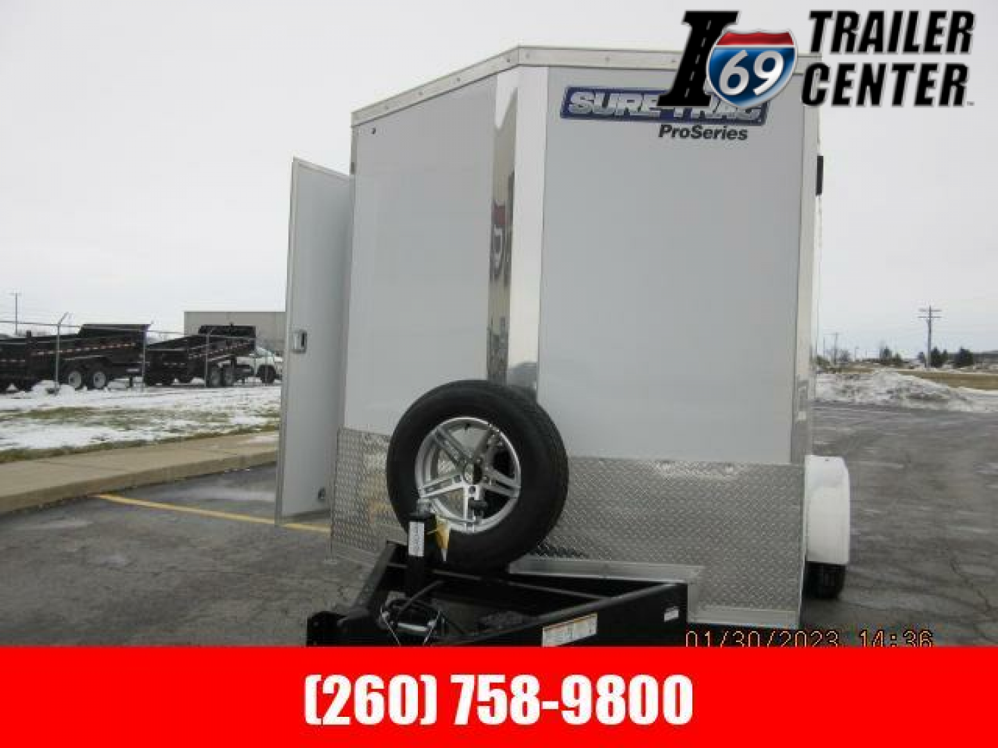 New 2023 Sure-Trac 7 x 14 Pro Series Enclosed Wedge Cargo Trailer  TA 7K