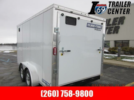 New 2023 Sure-Trac 7 x 14 Pro Series Enclosed Wedge Cargo Trailer  TA 7K