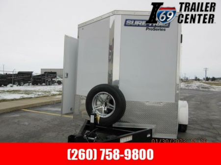 New 2023 Sure-Trac 7 x 14 Pro Series Enclosed Wedge Cargo Trailer  TA 7K