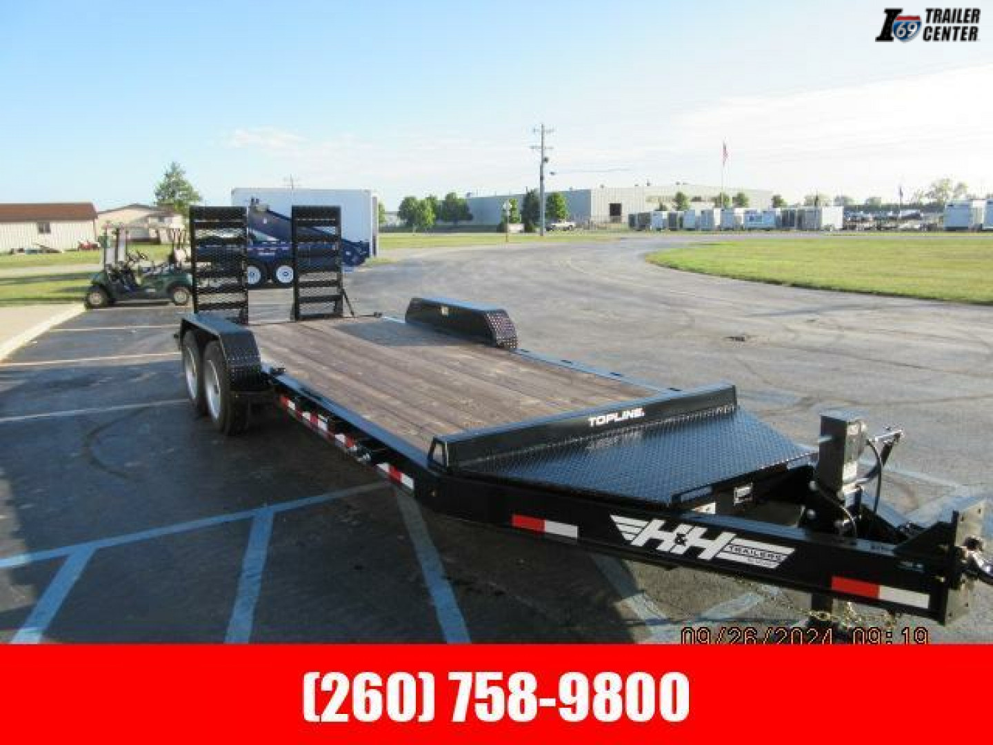 New 2024 H&H Trailers HBTL8220-BP-176 Flatbed Trailer