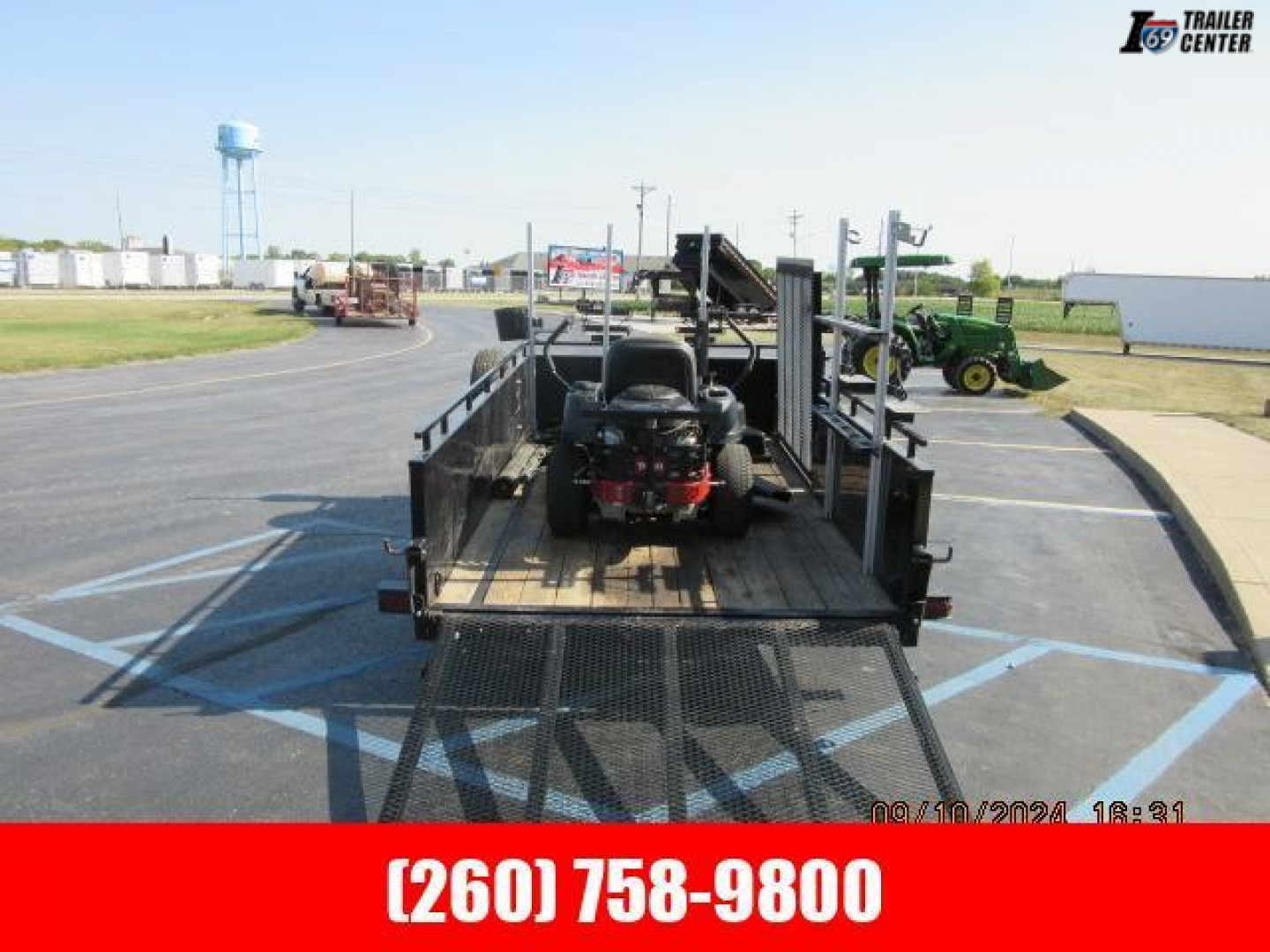 Used 2018 Sure-Trac ST7212HST-B-030 Utility Trailer