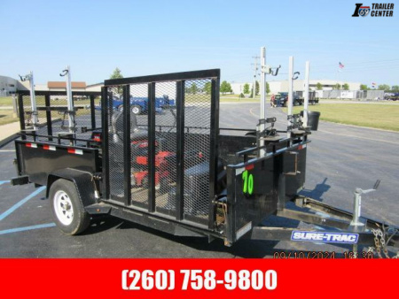 Used 2018 Sure-Trac ST7212HST-B-030 Utility Trailer