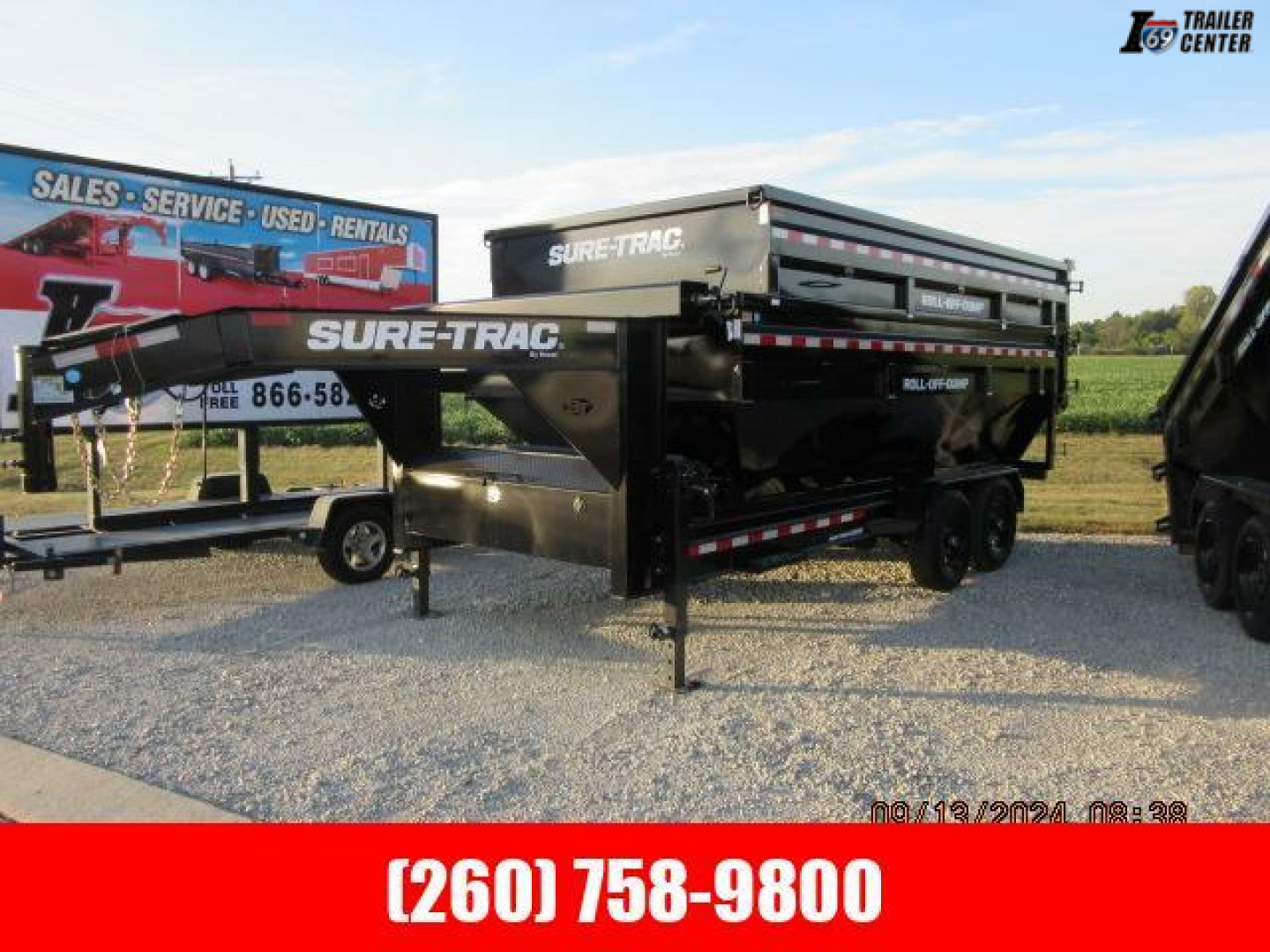 New 2024 Sure-Trac 7 x 16 NSBRC8216-GN-154 Dump Bin Carrier 15.4K (Carrier Only)