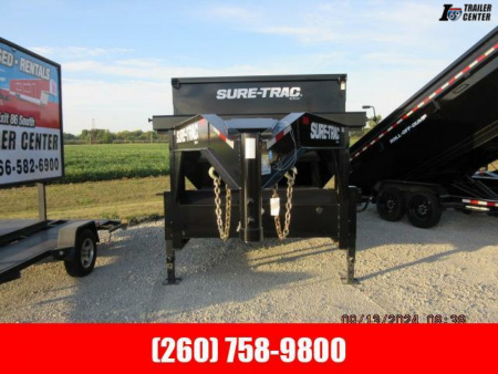 New 2024 Sure-Trac 7 x 16 NSBRC8216-GN-154 Dump Bin Carrier 15.4K (Carrier Only)