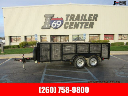 Used 1988  7X14 HIGH SIDE  Utility Trailer
