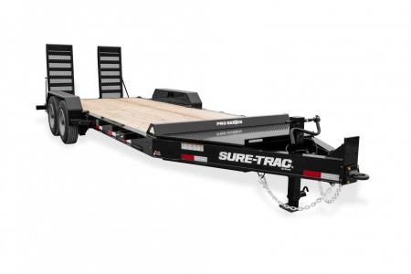 New 2025 Sure-Trac 7 X 18 (15+3) Pro Series 15.4K Beam Implement Trailer
