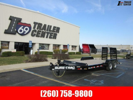 New 2025 Sure-Trac 7 x 18 (15+3) Pro Series 17.6K Beam Implement Trailer