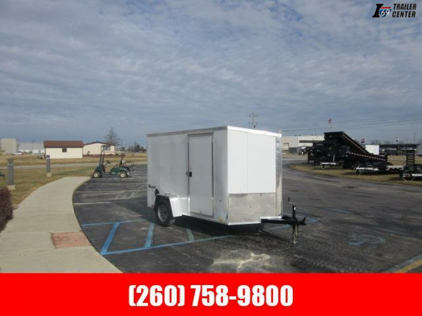 2025 6×10 Enclosed Cargo Trailer photo 3