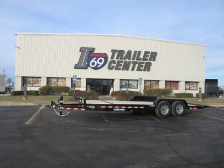 New 2025 Sure-Trac 7 x 18+4 Tilt Bed Equipment Trailer  14K