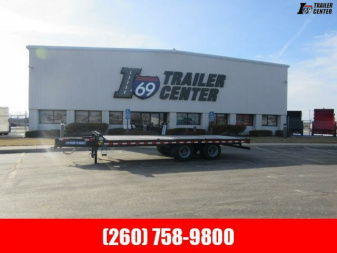 Used 2025 Sure-Trac 8.5x20 Heavy Duty Low Profile Flat Deck Deckover Trailer