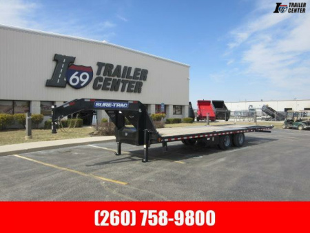 New 2025 Sure-Trac 8.5 x 20+10 Heavy Duty Low Profile Gooseneck Hydraulic Beavertail Deckover Trailer  22.5K