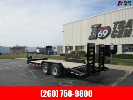 New 2025 Sure-Trac 7 x 18 (15+3) Pro Series 17.6K Beam Implement Trailer